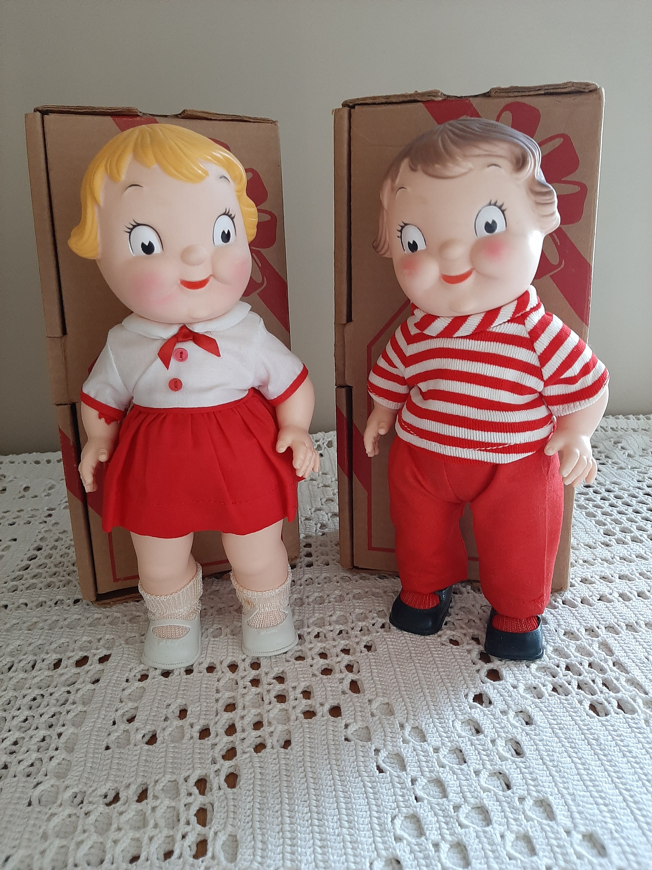 Authentic Campbell's Soup Kids Dolls [rubber] With Original