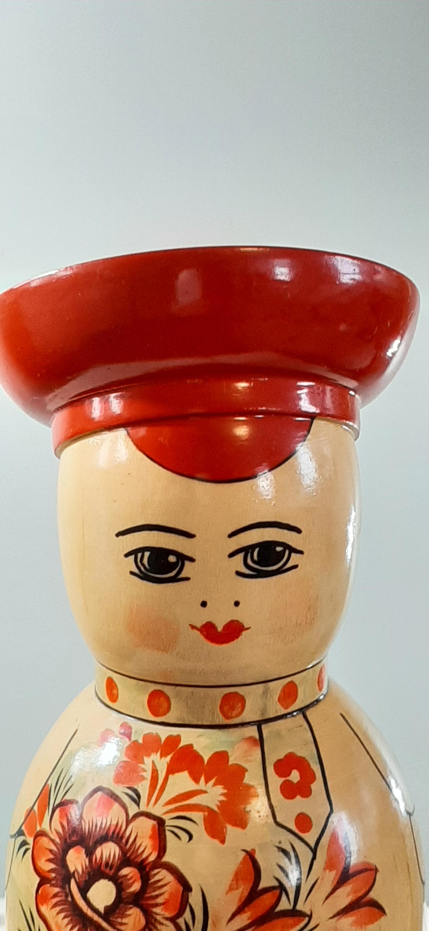ヴィンテージ ロシア マトリョーシカ 入れ子人形 ワインボトルホルダー