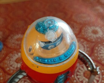 Shinsei Mini Power UFO Commander 7 Space Toy Robot Brayn-3 Made in
