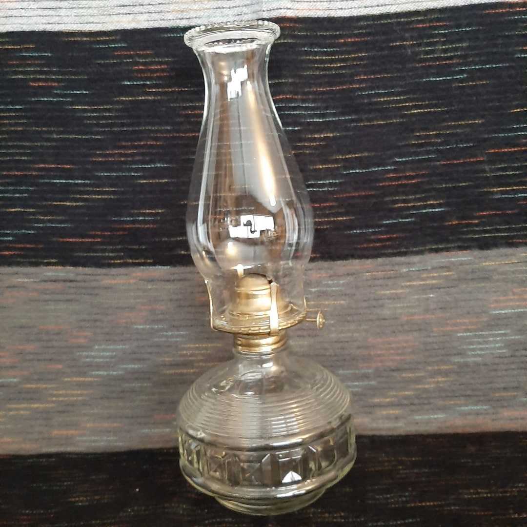 Vintage Kerosene Lantern. Made in Hong Kong. Hurricane Lamp. Indoor