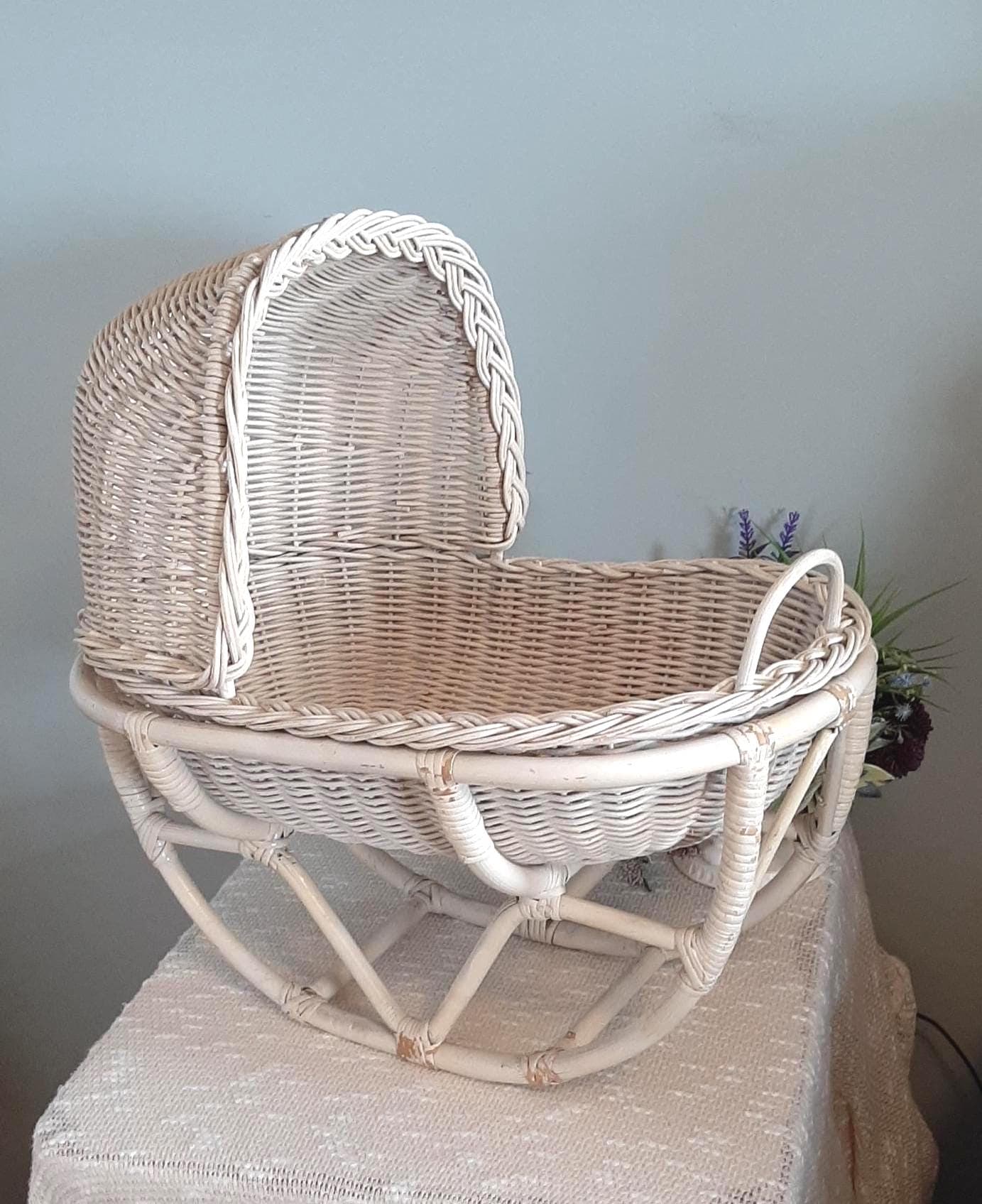 Vintage Baby Basket New Zealand