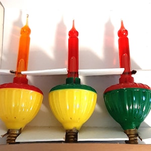 3 ampoules de rechange vintage Bubble Lites pour culot de candélabre C7 3 boîtes disponibles Emballages d'origine Toutes les lumières de sapin de Noël fonctionnent