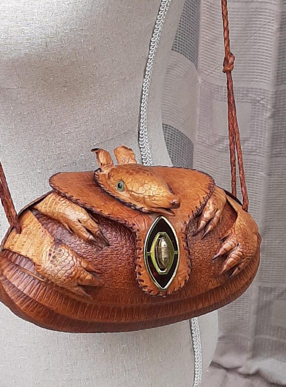 Armadillo Purse Taxidermy Handbags Authentic Vintage Armadillo