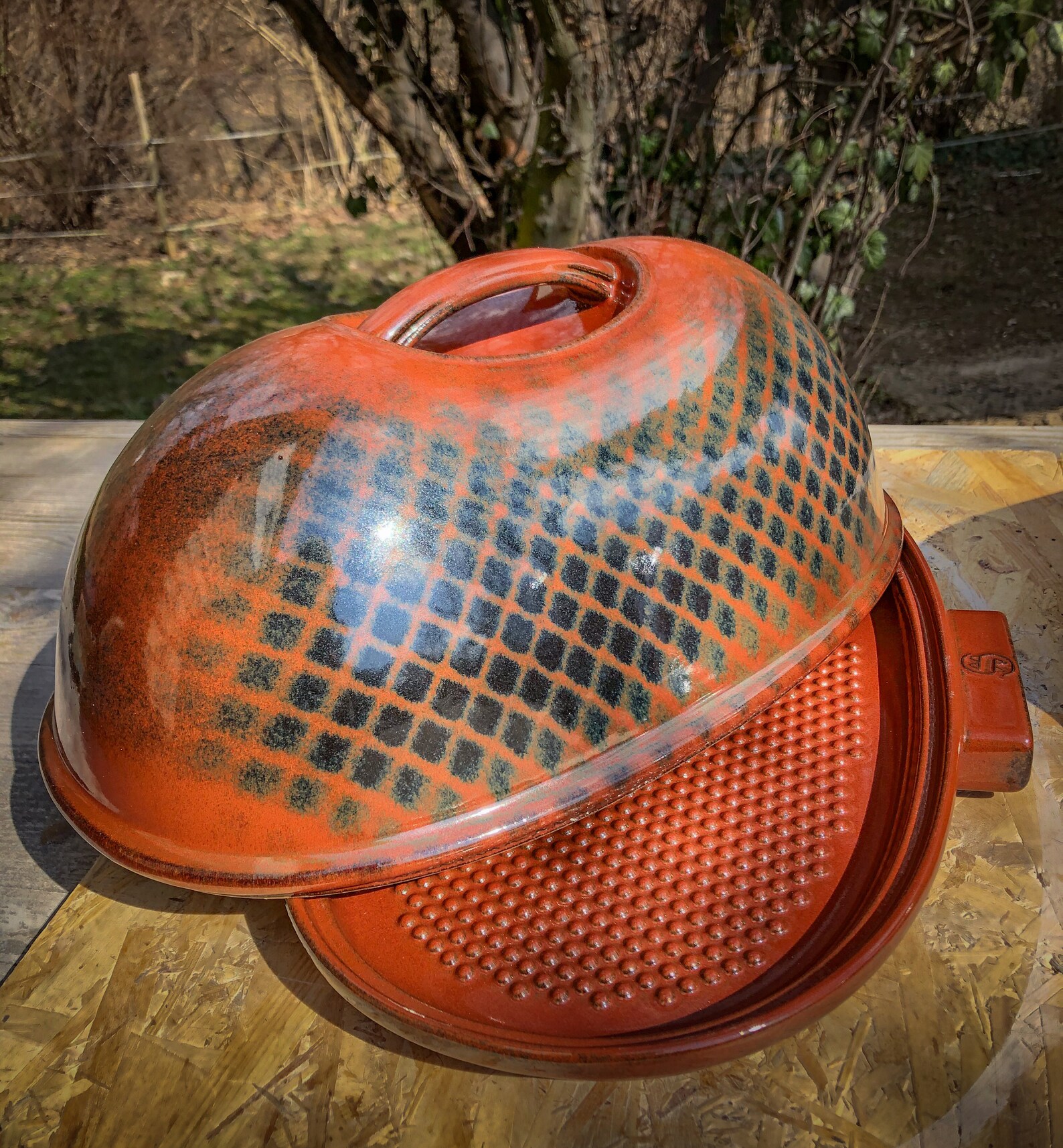Custom Made Ceramic Bread Cloche Classic Clay Bread Baker Etsy