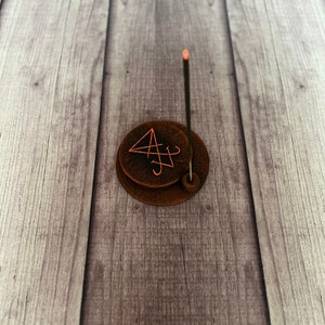 Lucifer incense holder Demon altar Censer Witch home Altar Thurible Witchcraft supplies Sorcery