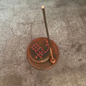 Dantalion Goetia Demon Sigil Altar Ritual incensário Solomon Magic Demonology Witchcraft suprimentos Feitiçaria Artesanal