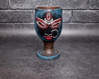 Kali Goddess Hindu Altar Decoration Cup