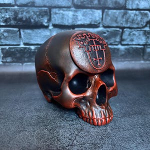 Vine Goetia Demon Sigil Altar skull Ritual tool Solomon magic Demonology Occult Witchcraft supplies Sorcery Handcrafted