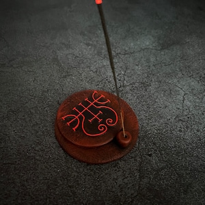Zepar Demon Sigil Goetia Altar Ritual incense holder Solomon Magic Demonology Handcrafted