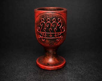 Paimon sigil Goetia Lesser Key Solomon Cup