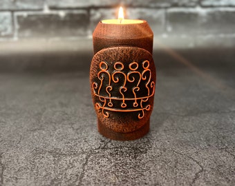 Paimon Sigil Goetia Altar Ritual candlestick
