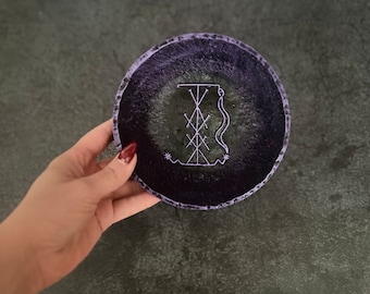 Ogou Chango Veve Voodoo Altar Ritual – miska ofiarna