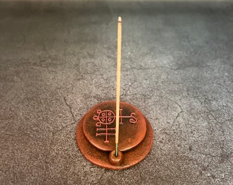 Buer Sigil Incense Holder, Goetia Ritual, Lesser Key of Solomon Altar Decor