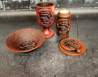 Goetia Asmoday Sigil Lesser key Solomon SET