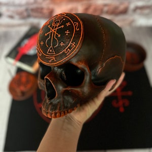 Belphegor Sigil Okkulter Аltar Schädel