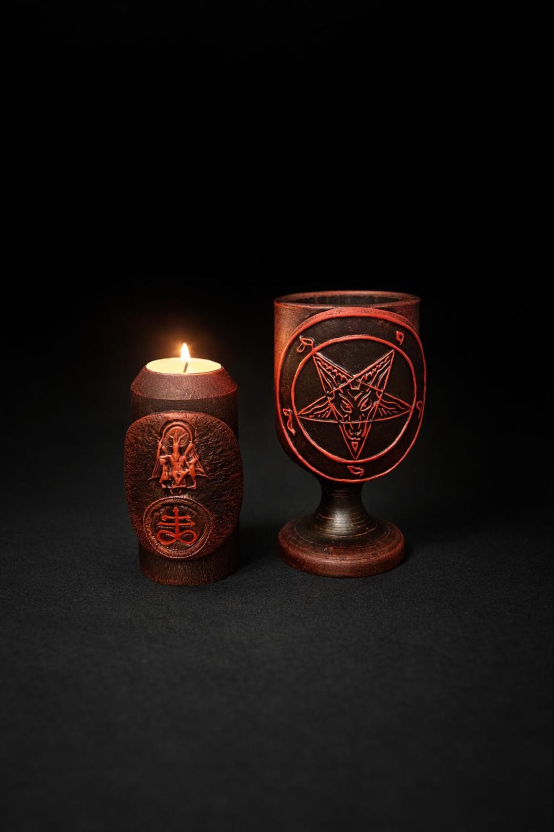 Satanic Altar Baphomet Ritual SET - Etsy