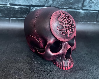 Erzulie Freda Veve Voodoo Skull