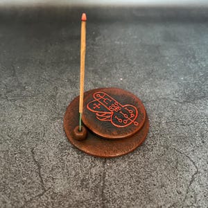 Shax Goetia Incense Holder | Solomon Magic | Occult Altar Tool | Demon Sigil Ritual Decor Handcrafted