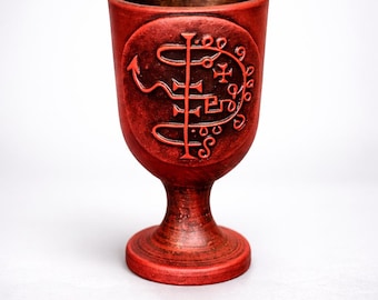 Asmoday Sigil Goetia Altar Ritual cup Lesser key Solomon