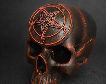 Satanism Anton Lavey Baphomet Skull