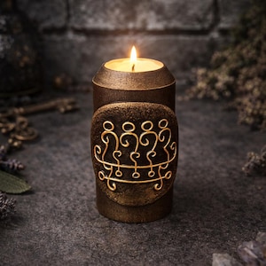 Paimon Sigil Goetia Solomon magischen Kerzenleuchter