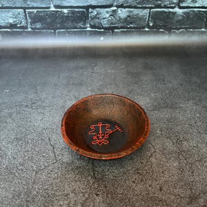 Purson Sigil Goetia Demon Ritual altar Offering bowl Solomon demonology Witchcraft supplies Sorcery Handcrafted