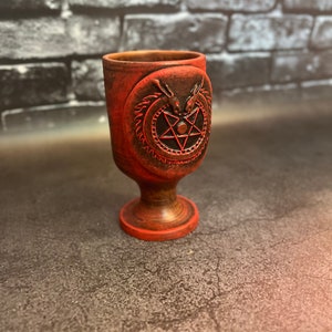 Copa de altar de magia del caos de azerita de dragón