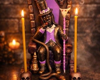 Estatua del altar del barón vudú Samedi