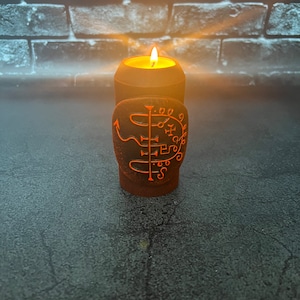 Goetia Altar Ritual candlestick Solomon magic 72 demons Occult demonology Witchcraft supplies Sorcery