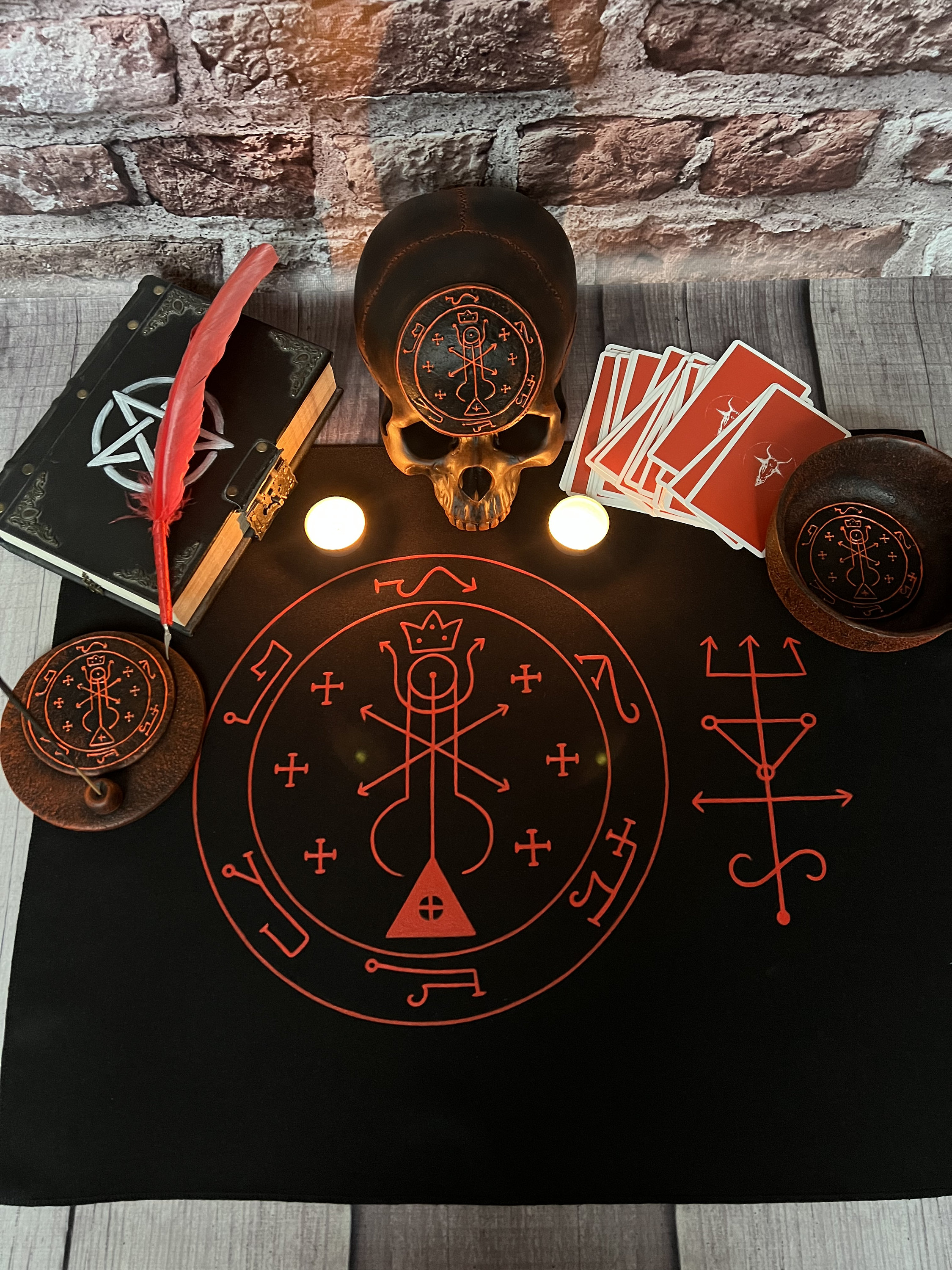 Belphegor Demon Sigil Altar Ritual Tablecloth - Etsy