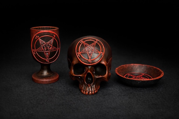 Baphomet Satanic Occult Tools Altar Ritual SET - Etsy
