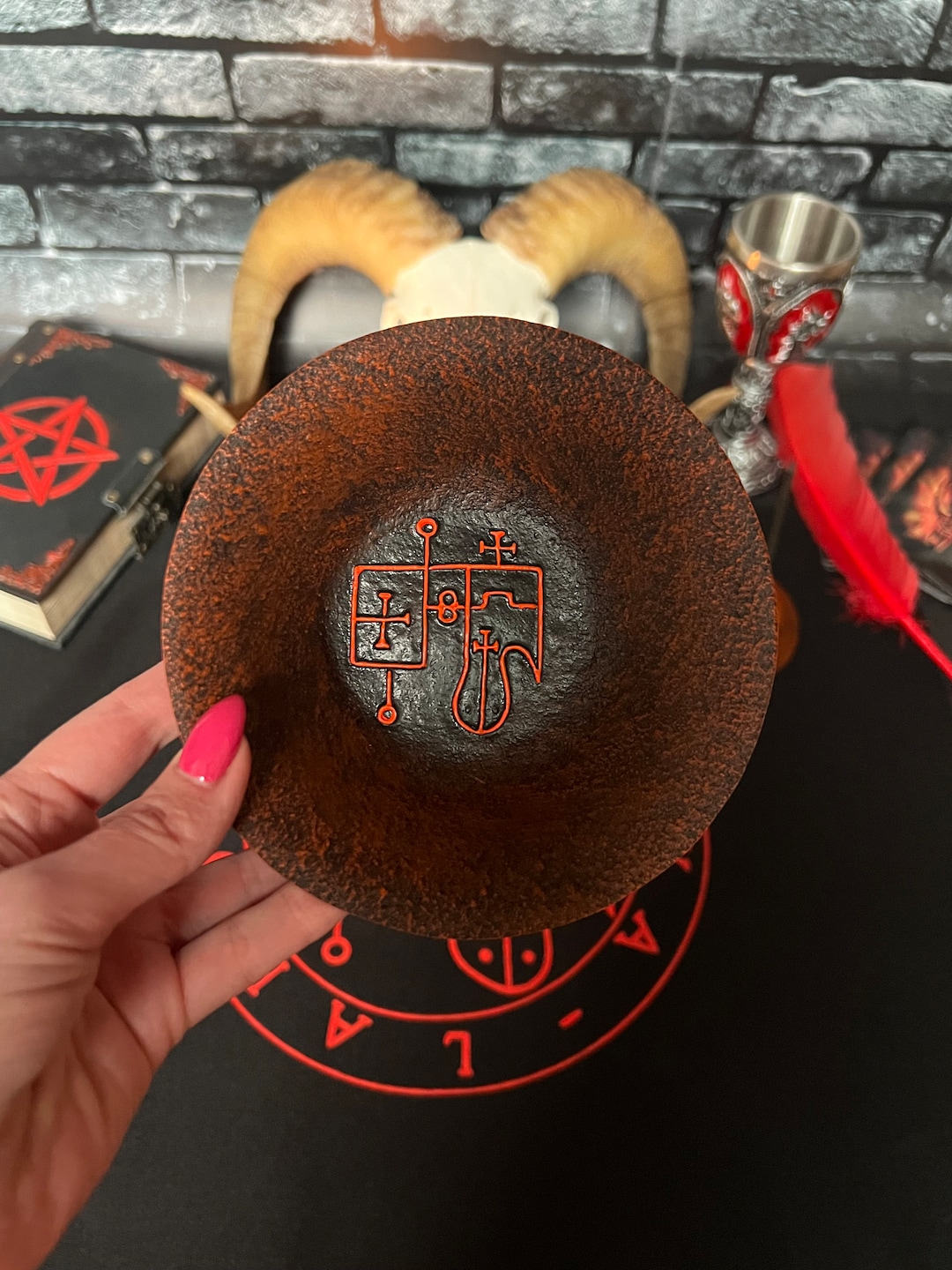 Glasya Labolas Goetia Offering Bowl 72demon Plate Ritual Altar Solomon ...