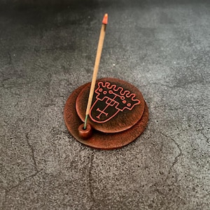 Vine Goetia Demon Sigil Altar Ritual incense holder Solomon Magic Demonology  Witchcraft supplies Sorcery Handcrafted