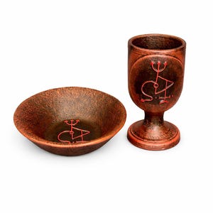Conjunto de Altar Qliphoth do Sigilo de Samael