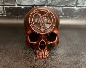 Satanism Anton Lavey Baphomet Skull