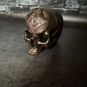 Masonic decor Freemasonry Skull