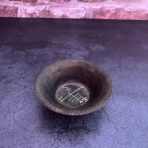 Lucifuge Rofocale Demonology Altar Ritual Offering bowl Witchcraft supplies Sorcery Occult tool Handcrafted