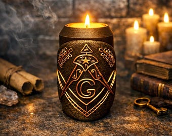 Símbolo de la masonería Candelabro masónico