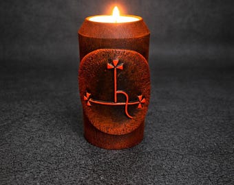 Lilith Sigil Occult Candlestick Altar decor Witchcraft