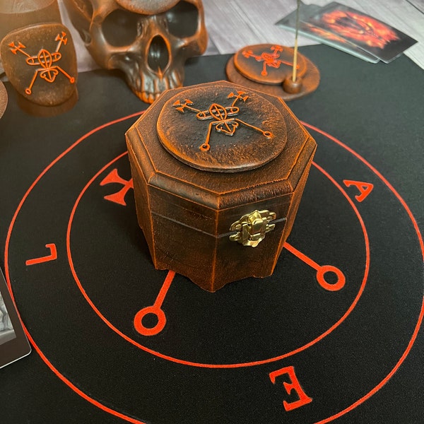 Bael box Goetia 72demon sigil Ritual altar Solomon demonology Altar Witchcraft supplies Sorcery