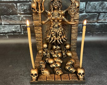 Kali Hindu Goddess Altar Sculpture