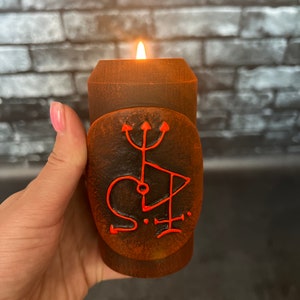 Samael Altar Ritual candlestick Qliphoth tree Occult tool Demonology Witchcraft supplies Handcrafted