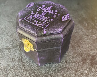 Baron Samedi  box Voodoo ritual Altar  tool Witchcraft supplies