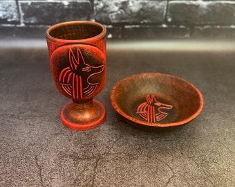 Anubis Ägyptischer Gottesaltar SET