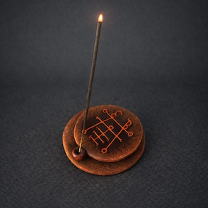 Ipos Sigil Lesser key Solomon Goetia incense holder