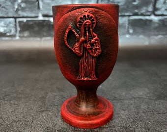 Santa Muerte altar cup Death Ritual Goblet Witchcraft supplies Sorcery