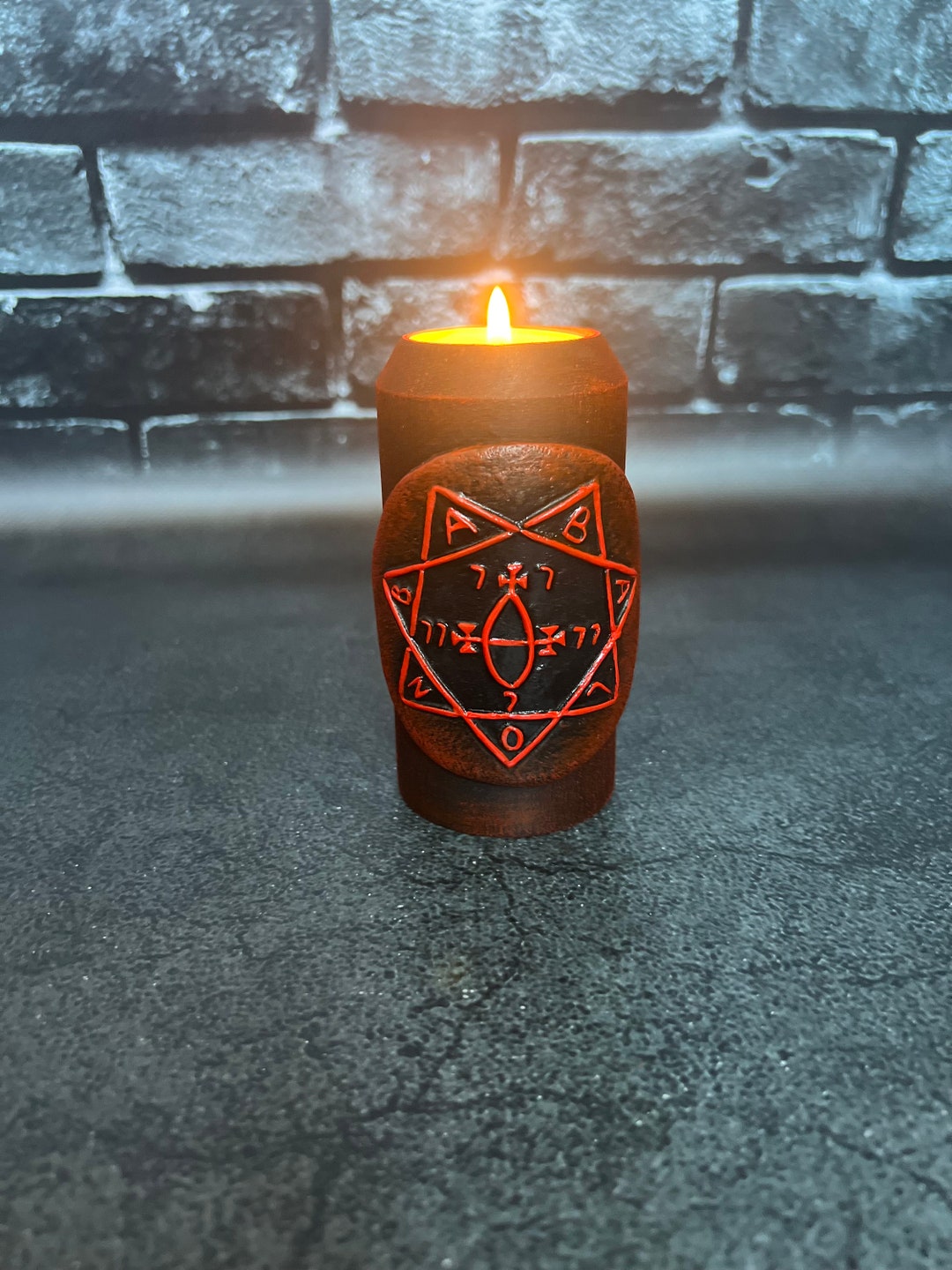 Babalon Goddess Thelema Altar Ritual Candlestick Candle Holder ...