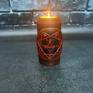 Babalon Göttin Thelema Altar Ritual Kerzenhalter Kerzenhalter Hexerei Zubehör Handarbeit