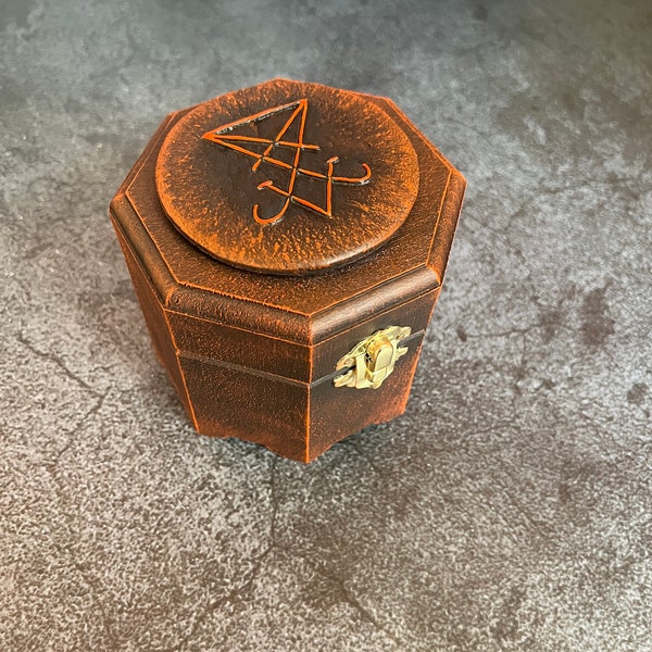 Lucifer box Demon tool Witch home decor Altar Witchcraft supplies Sorcery