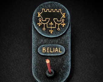 Belial Sigil Goetia Altar Ritual incense holder